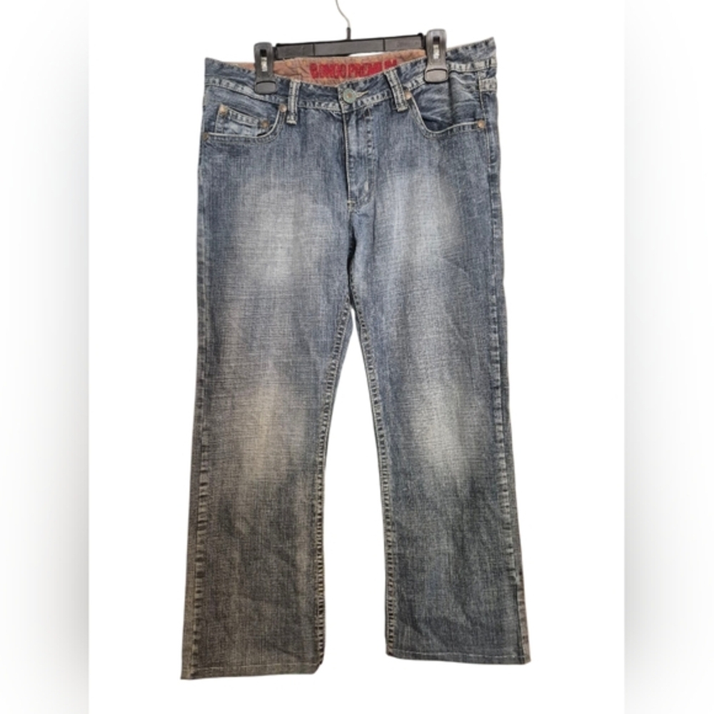 Bongo Men's Denim Straight Jeans